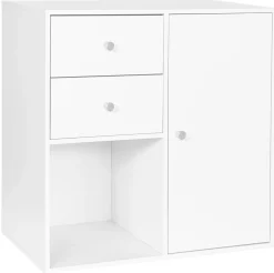 Homeville Drammen væghængt hvid 69,6x69,6x38cm