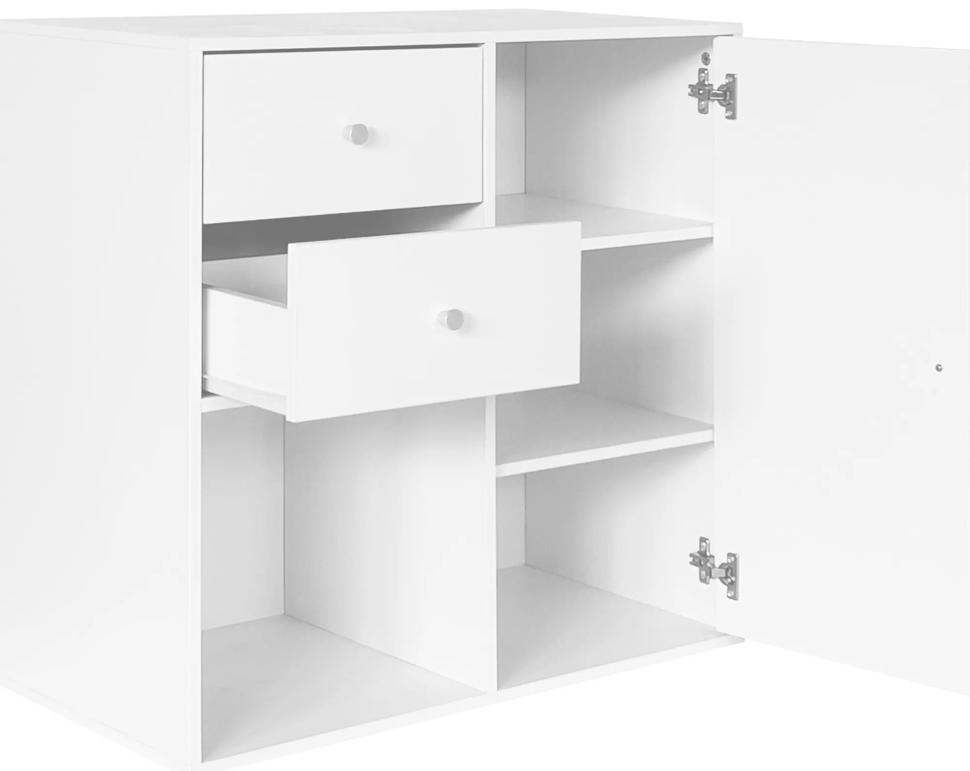 Homeville Drammen væghængt hvid 69,6x69,6x38cm