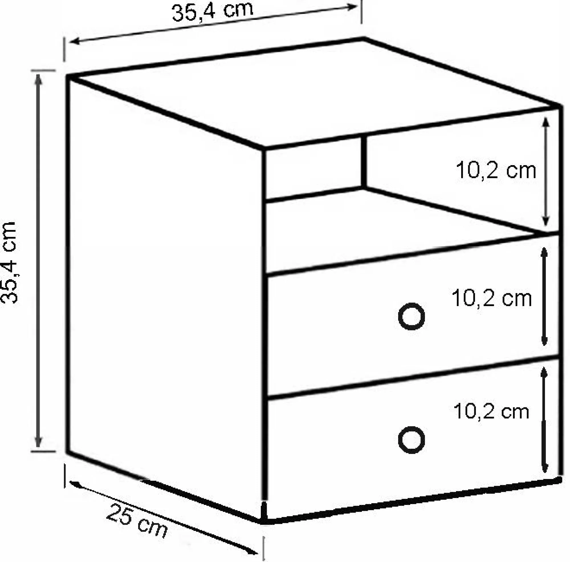 Homeville Drammen væghængt natur 35,4x35,4x25cm