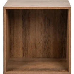 Homeville Drammen væghængt valnød 35,4x35,4x25cm