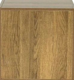 Homeville Drammen væghængt valnød 35,4x35,4x25cm