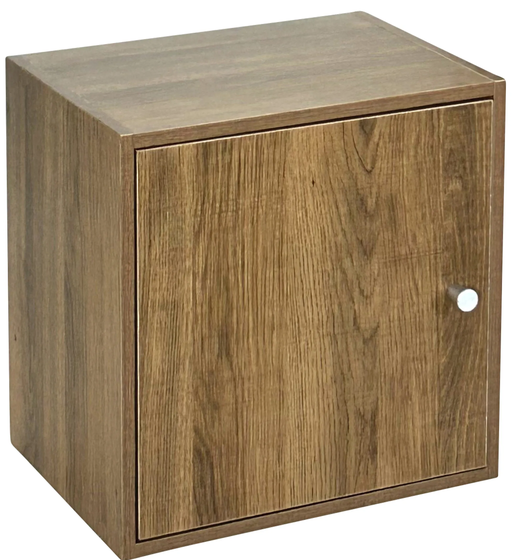 Homeville Drammen væghængt valnød 35,4x35,4x25cm