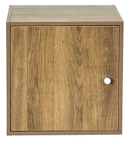 Homeville Drammen væghængt valnød 35,4x35,4x25cm