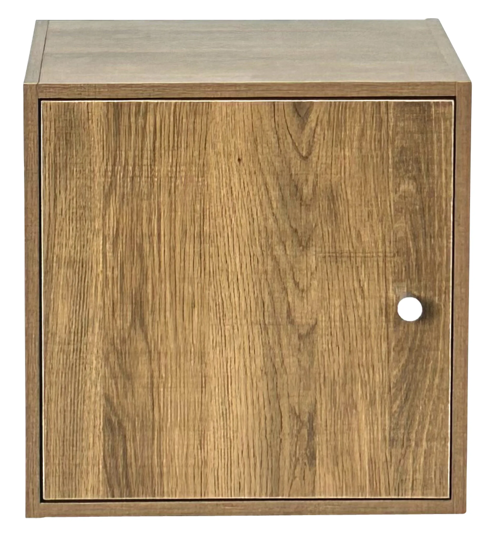 Homeville Drammen væghængt valnød 35,4x35,4x25cm
