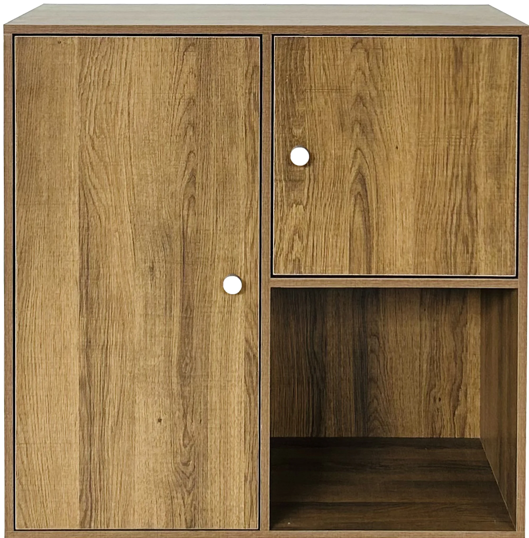 Homeville Drammen væghængt valnød 69,6x69,6x38cm