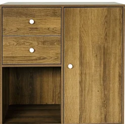 Homeville Drammen væghængt valnød 69,6x69,6x38cm