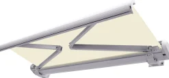 Essence Elektrisk markise lukket 300x250cm creme/hvid