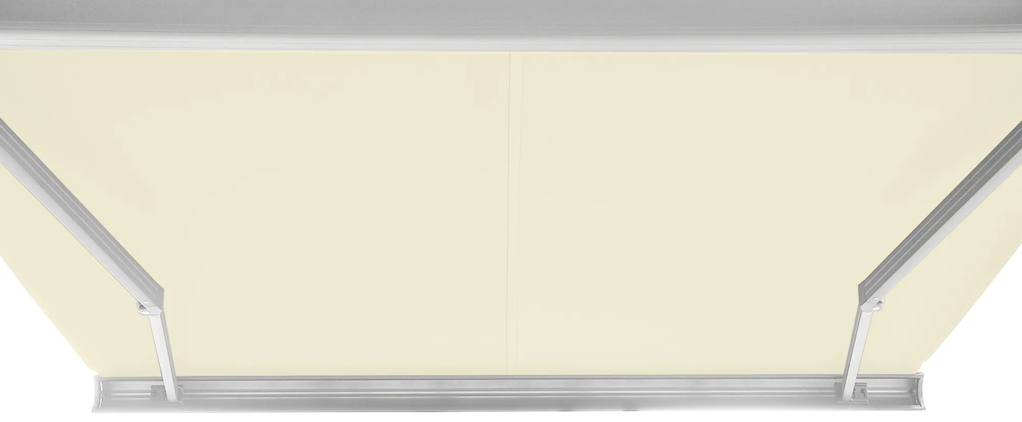 Essence Elektrisk markise lukket 300x250cm creme/hvid
