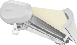 Essence Elektrisk markise lukket 300x250cm creme/hvid