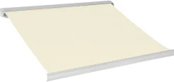 Essence Elektrisk markise lukket 400x300cm creme/hvid
