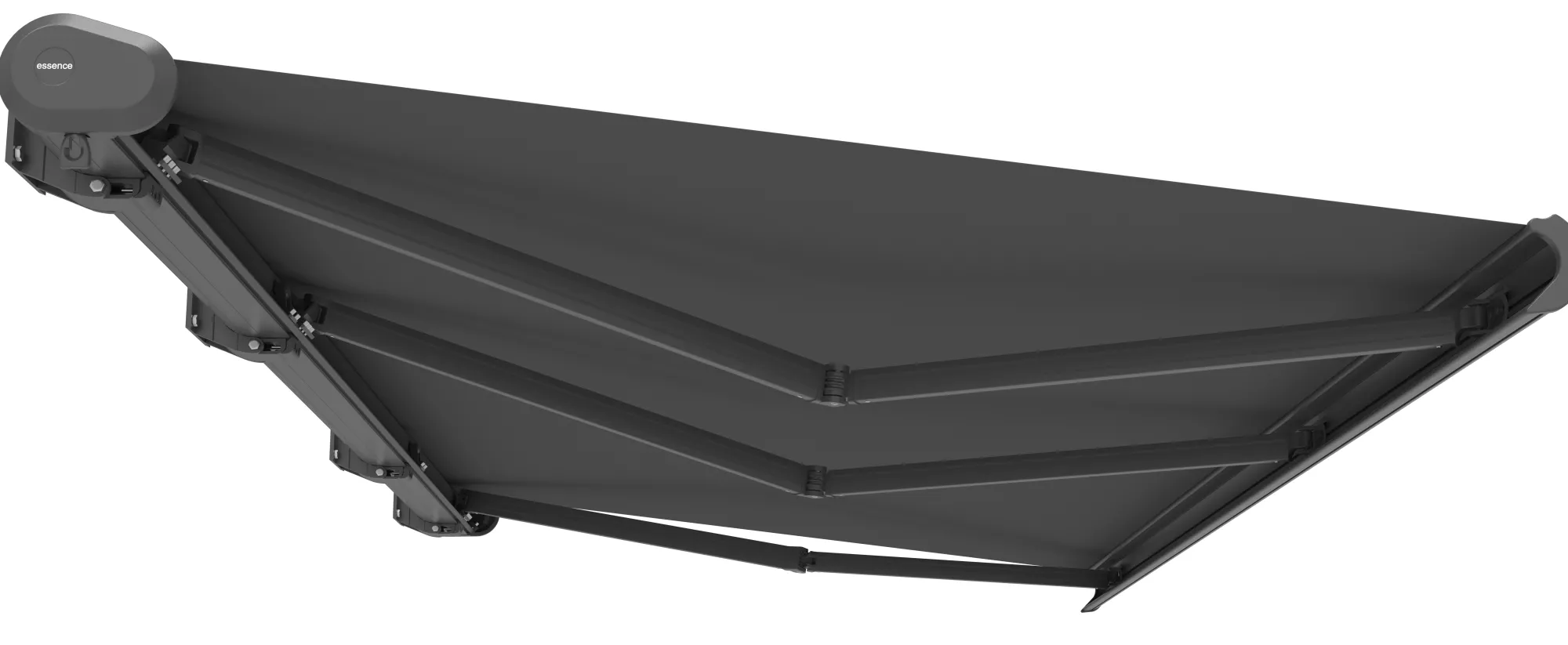 Essence Elektrisk markise lukket 550x300cm antracitgrå/antracitgrå
