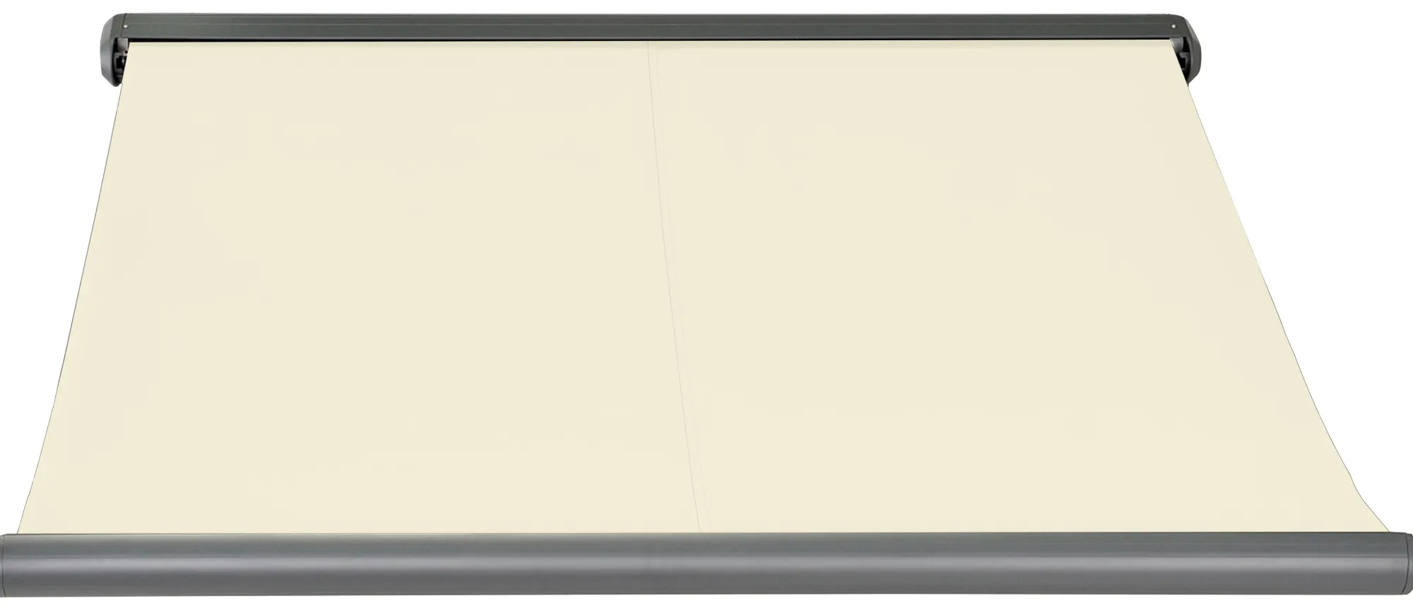 Essence Elektrisk markise lukket 300x250cm creme/antracitgrå