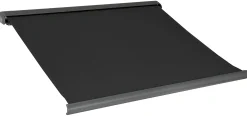 Essence Elektrisk markise lukket 300x250cm sort/antracitgrå