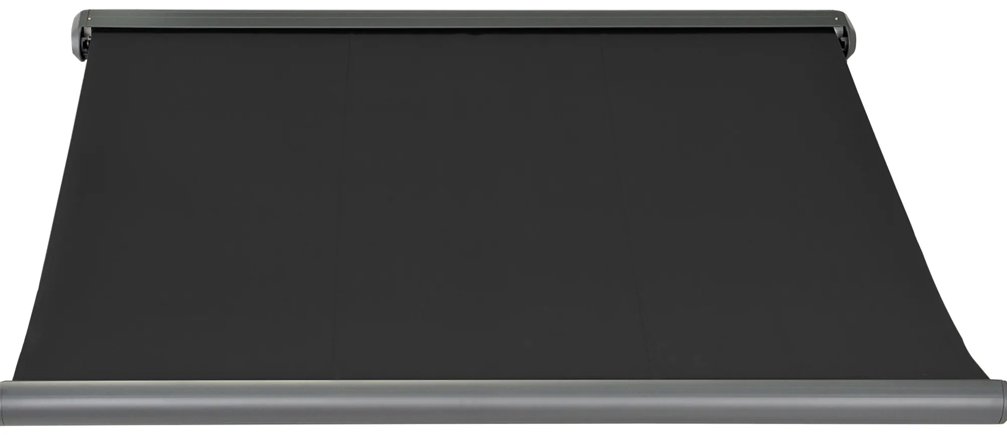 Essence Elektrisk markise lukket 350x300cm sort/antracitgrå