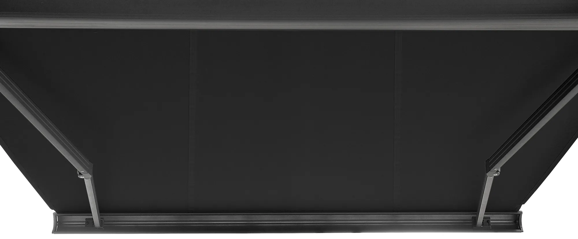 Essence Elektrisk markise lukket 350x300cm sort/antracitgrå