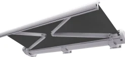 Essence Elektrisk markise lukket 450x300cm antracitgrå/hvid