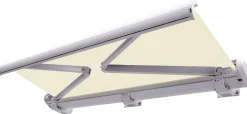 Essence Elektrisk markise lukket 500x300cm creme/hvid