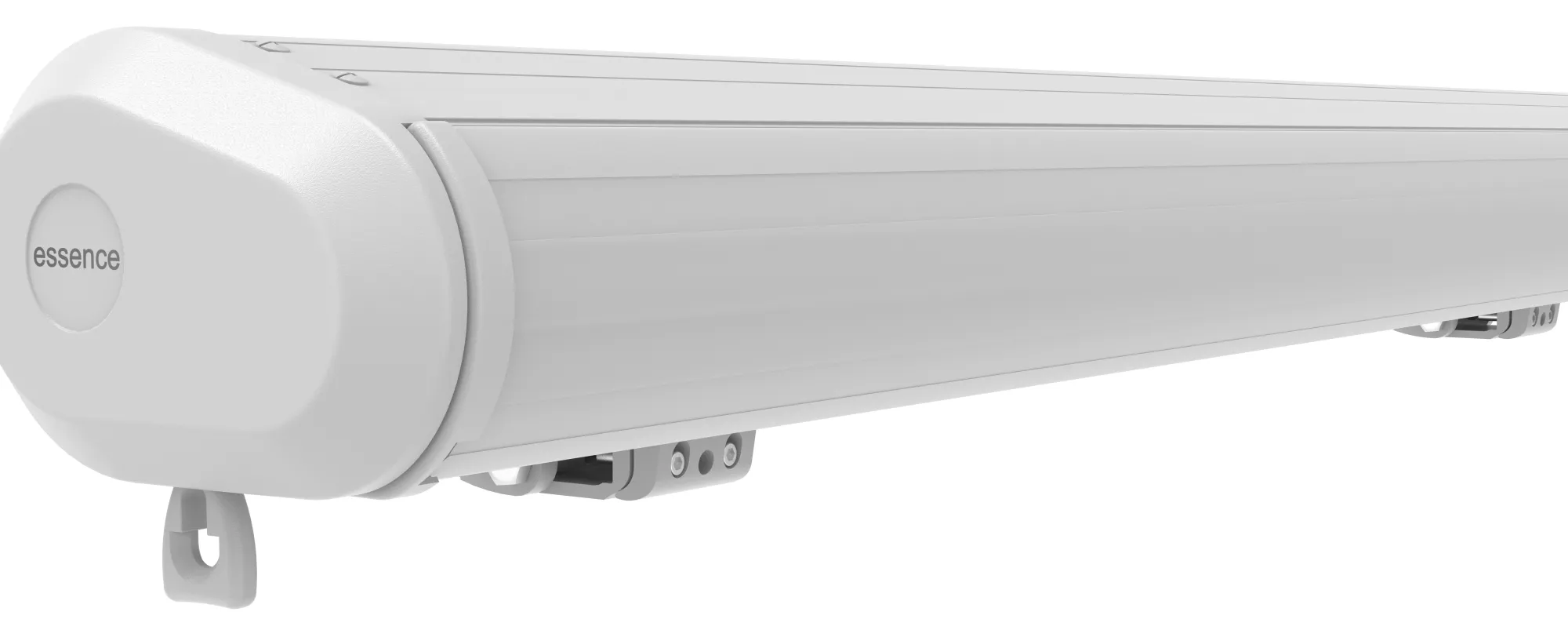Essence Elektrisk markise lukket 600x300cm hvid/creme