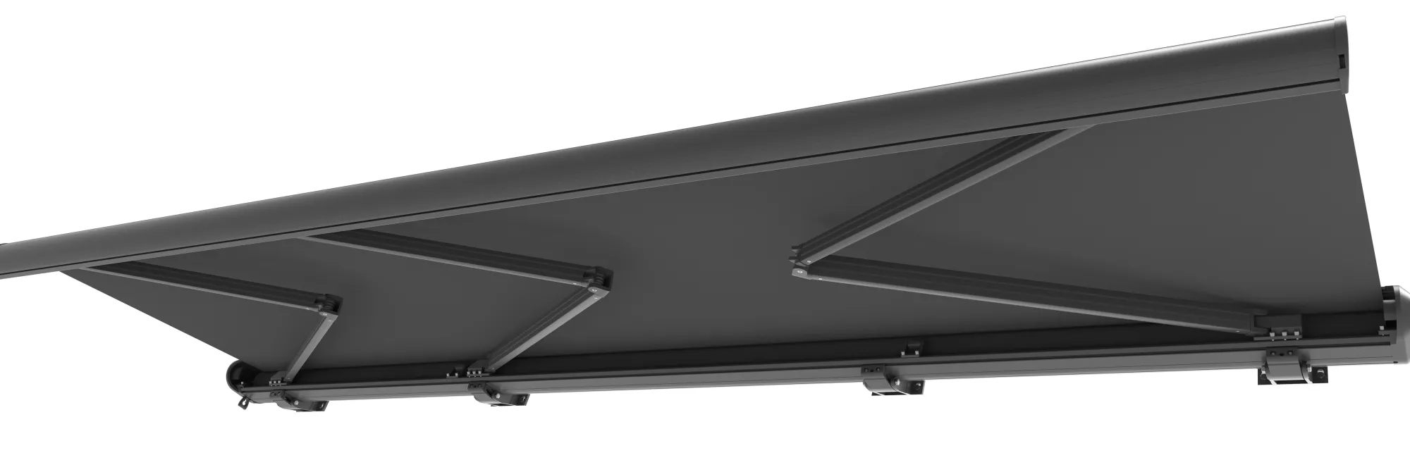 Essence Elektrisk markise lukket 700x300cm antracitgrå/antracitgrå