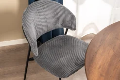 Homeville Elise fløjl grå