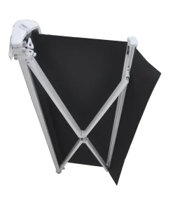 Essence åben elektrisk markise 350x300cm sort/hvid