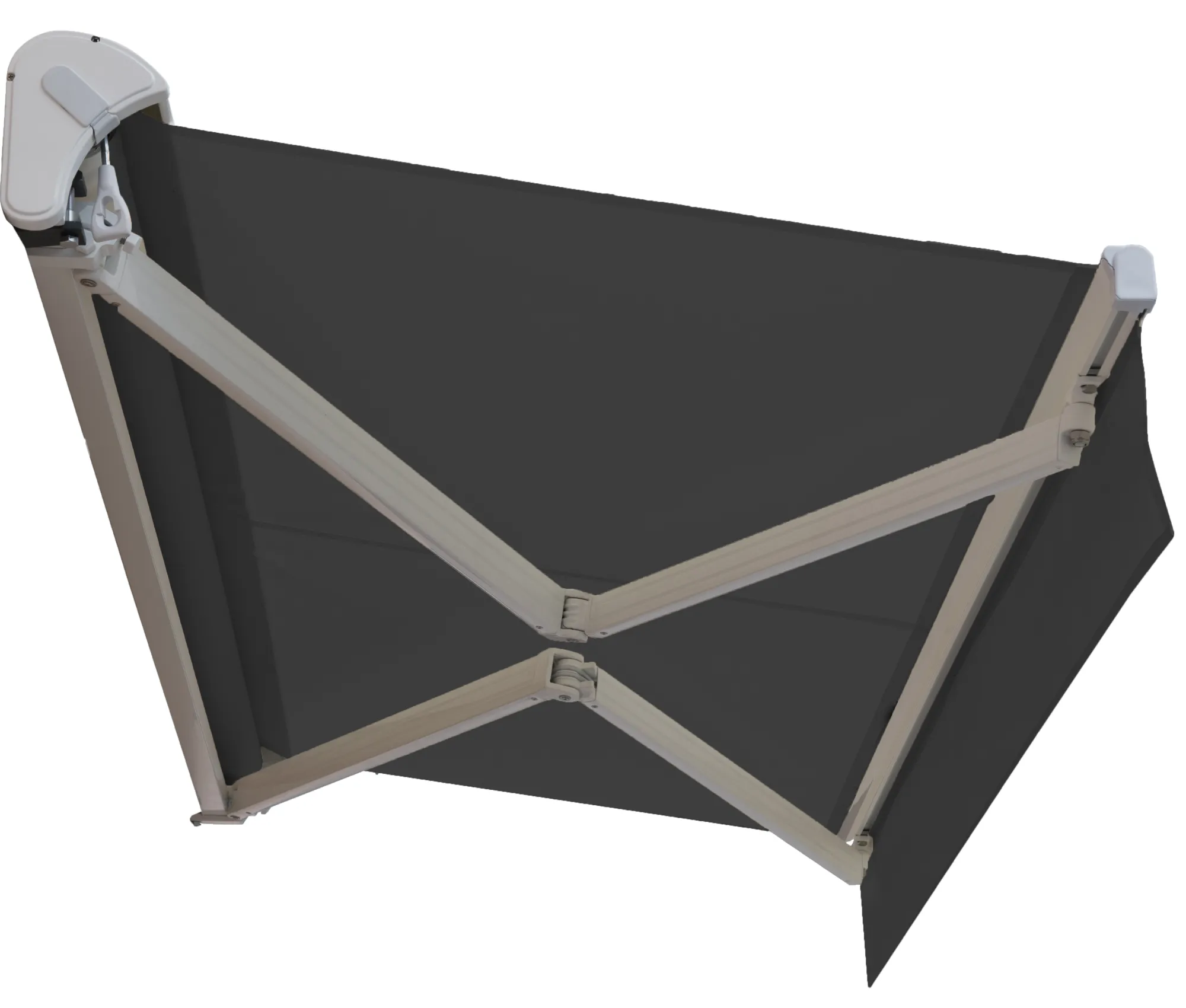 Essence åben elektrisk markise 300x250cm antracitgrå/hvid