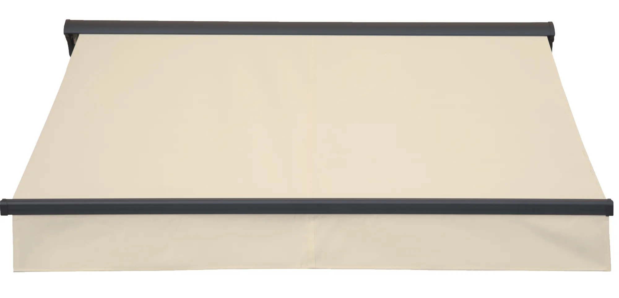 Essence åben elektrisk markise 300x250cm creme/antracitgrå