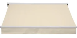 Essence åben elektrisk markise 300x250cm creme/hvid