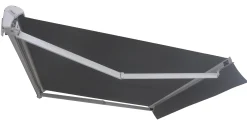 Essence åben elektrisk markise 350x300cm antracitgrå/hvid