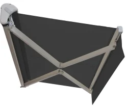 Essence åben elektrisk markise 350x300cm antracitgrå/hvid