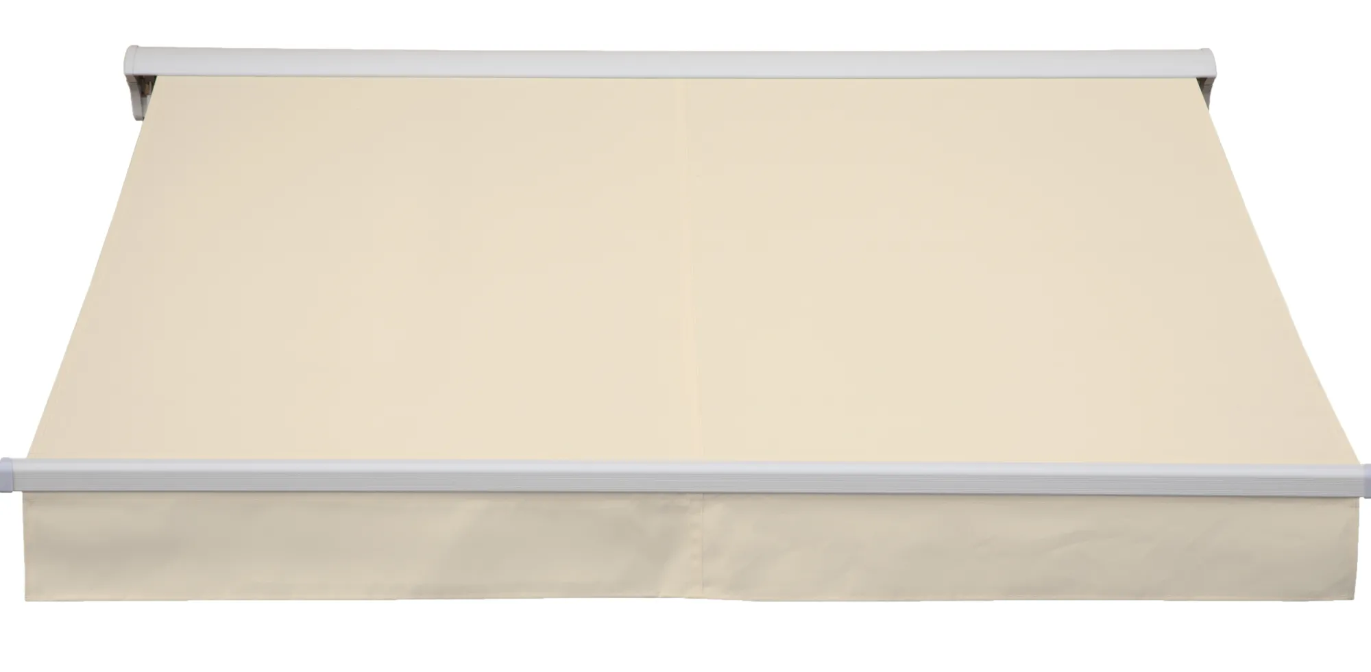 Essence åben elektrisk markise 350x300cm creme/hvid
