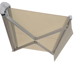 Essence åben elektrisk markise 350x300cm creme/hvid