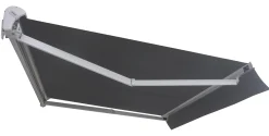 Essence åben elektrisk markise 400x300cm antracitgrå/hvid