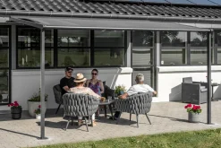 Essence elektrisk pergola markise 400x300cm antracit/antracit
