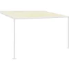 Essence elektrisk pergola markise 400x300cm hvid/creme