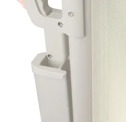 Essence læsejl lukket 400x140cm creme/hvid