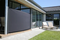 Essence læsejl lukket 600x160cm sort/antracitgrå