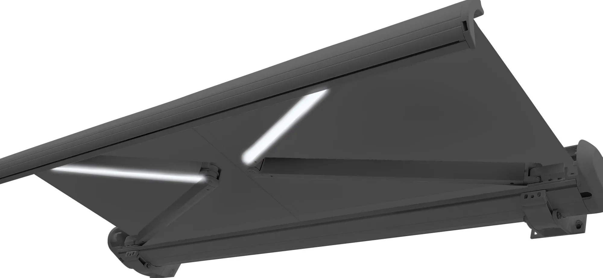 Moreland Essence Premium LED lukket 400x300cm antracitgrå/antracitgrå