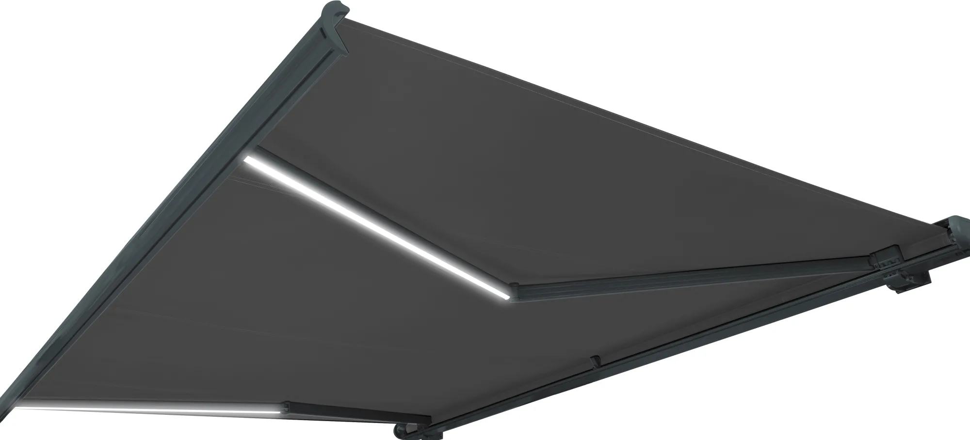 Moreland Essence Premium LED lukket 400x300cm antracitgrå/antracitgrå