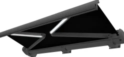 Essence Premium LED lukket 450x300cm sort/antracitgrå