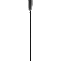 Moreland Fakkel i rustfrit stål/sort 158cm