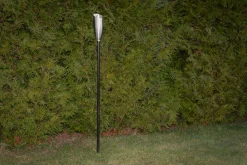 Moreland Fakkel i rustfrit stål/sort 158cm