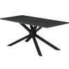 Homeville Felina 180x90x76cm mørkegrå/sort