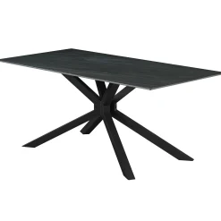 Homeville Felina 180x90x76cm mørkegrå/sort