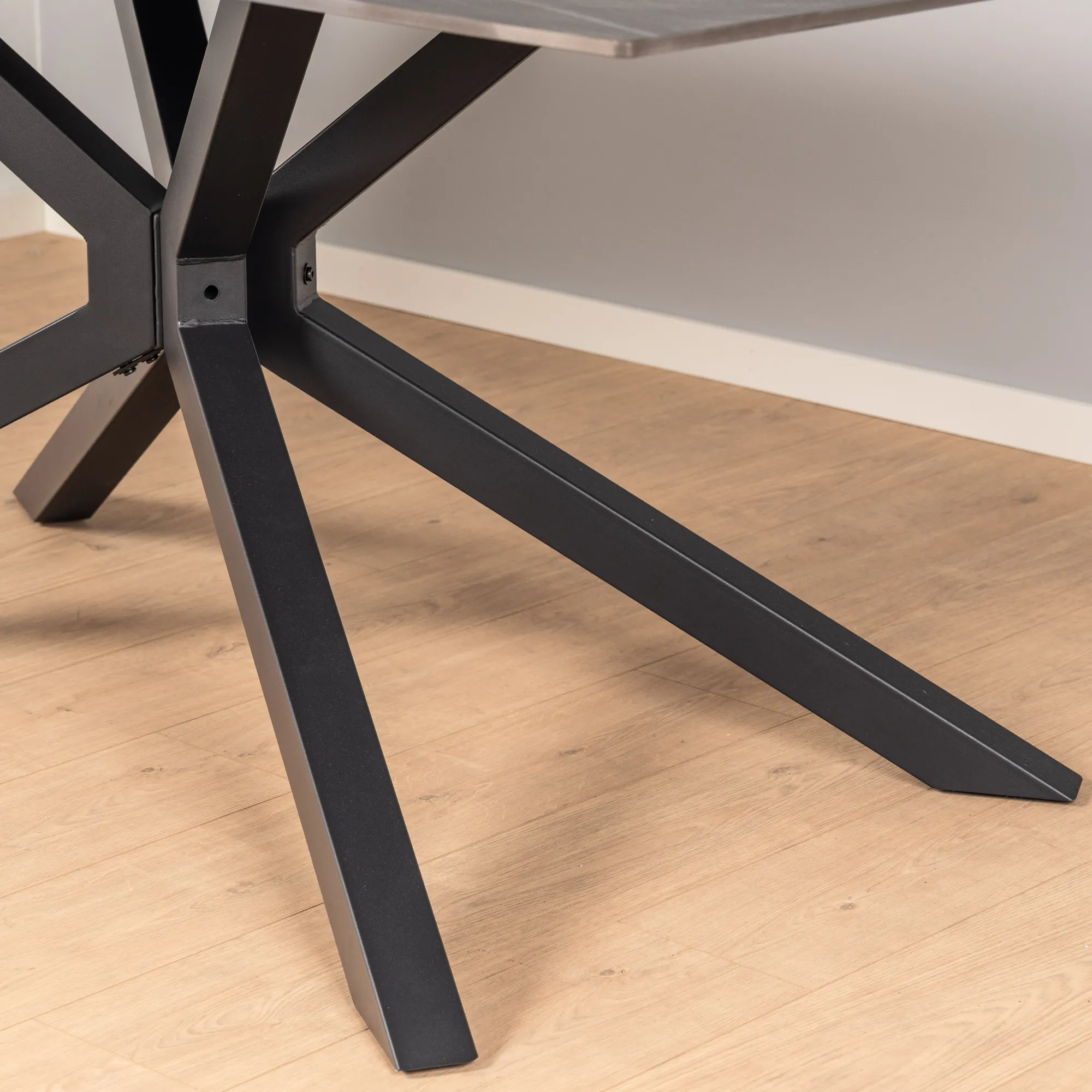 Homeville Felina 180x90x76cm mørkegrå/sort