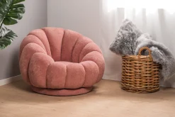 Homeville Fermo med drejefunktion plys rosa