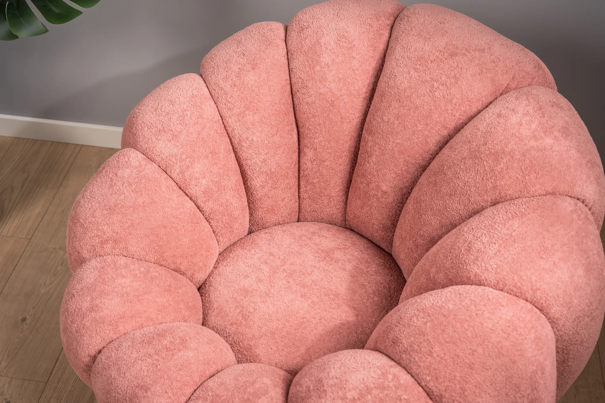 Homeville Fermo med drejefunktion plys rosa
