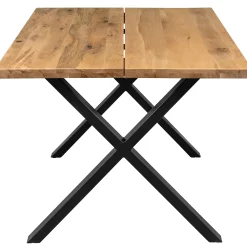 Homeville Firenze med krydsben 160x95x74cm eg natur/sort