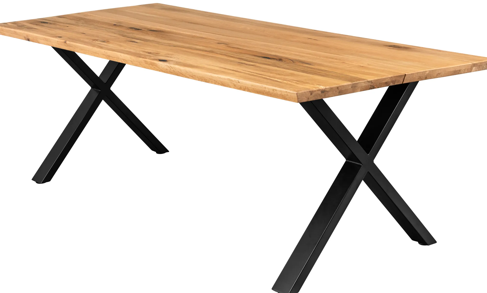 Homeville Firenze med krydsben 200x95x74cm eg natur/sort