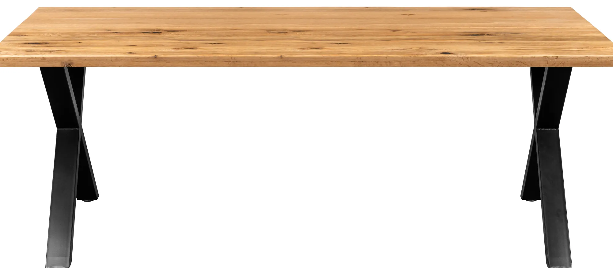 Homeville Firenze med krydsben 200x95x74cm eg natur/sort